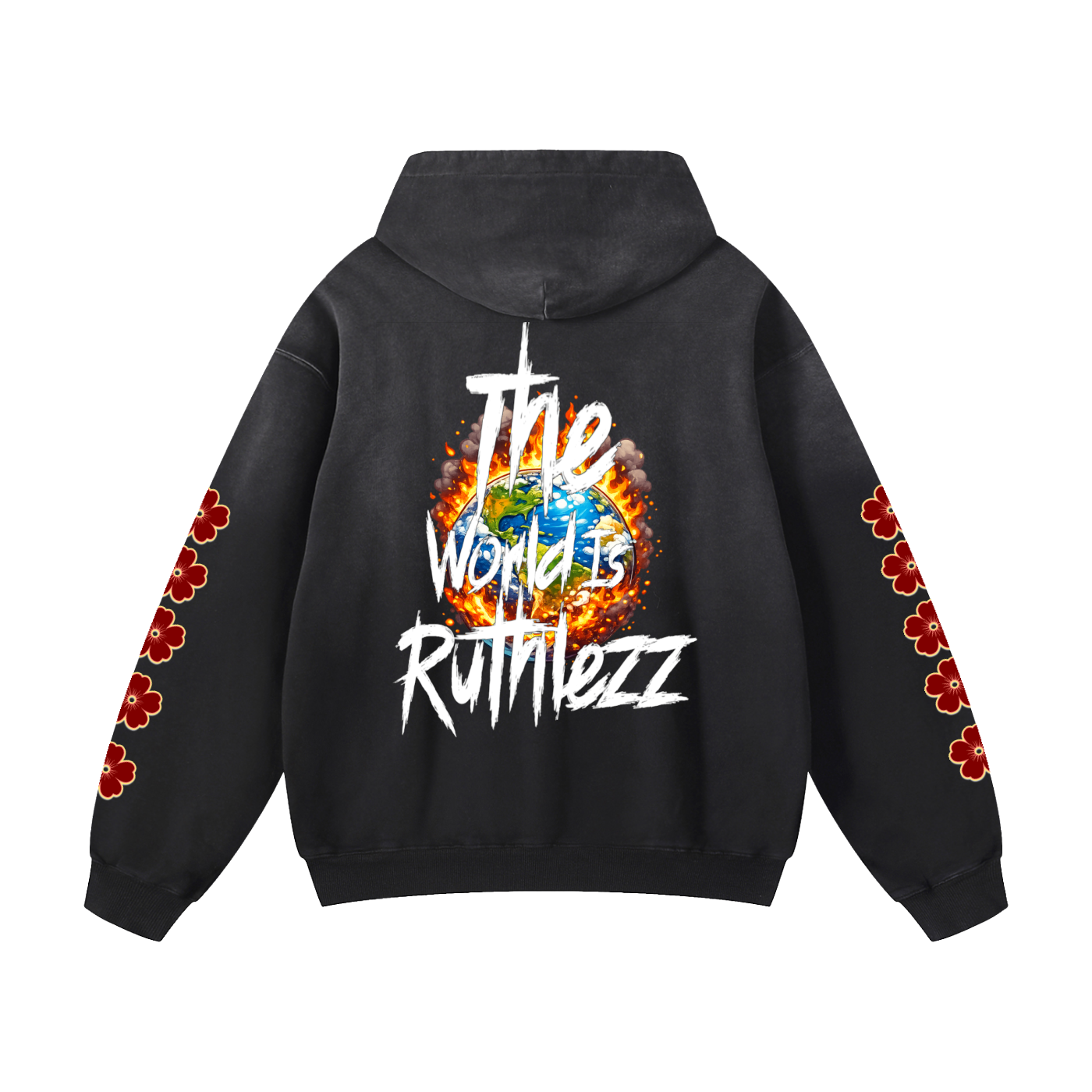 RK ‘The World Is Ruthlezz’ Heavyweight Sunfade Hoodie.