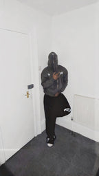 RK ‘Ruthlezz Kulture Approved’ Fleeced Full-Zip Boxy Hoodie