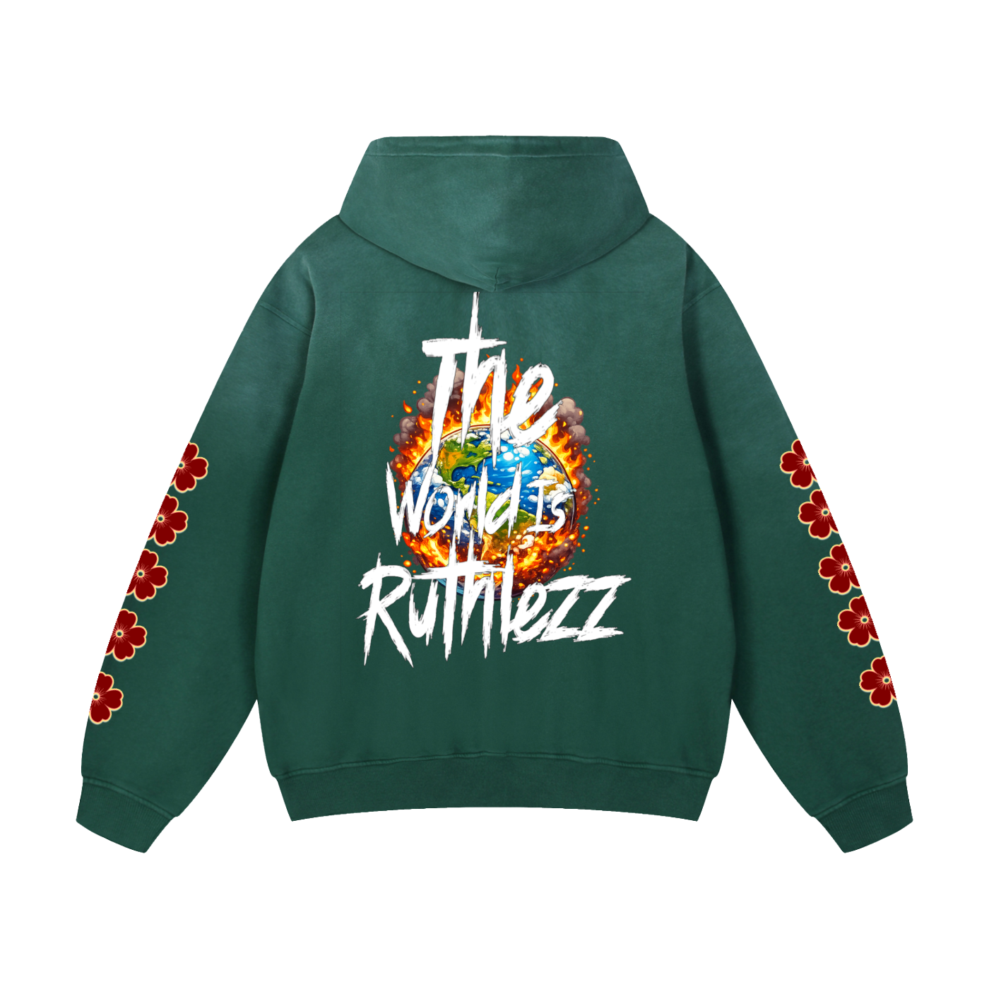RK ‘The World Is Ruthlezz’ Heavyweight Sunfade Hoodie.