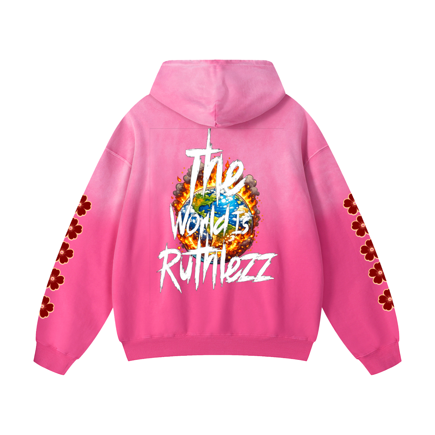 RK ‘The World Is Ruthlezz’ Heavyweight Sunfade Hoodie.
